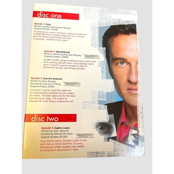 Nip/Tuck - The Complete First Season (DVD, 2004, 5-Disc Set) - Picture 3 of 6